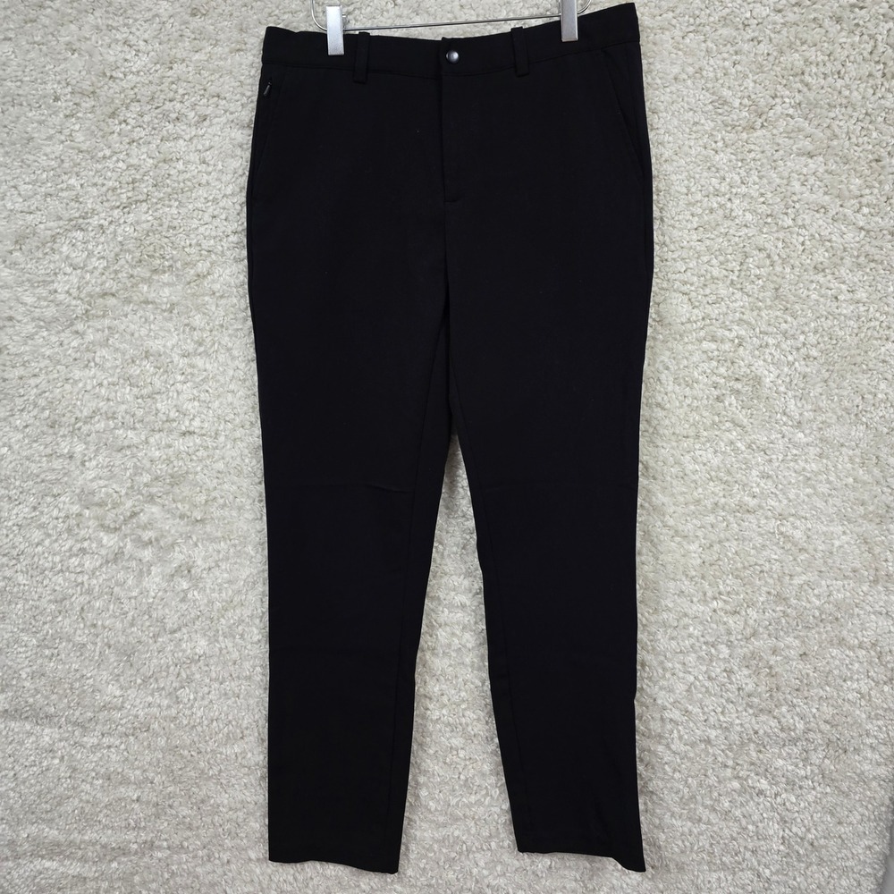 Quince Ultra-Stretch 24/7 Smart Chino Mens 30x30 Black Performance‎ Minimalist